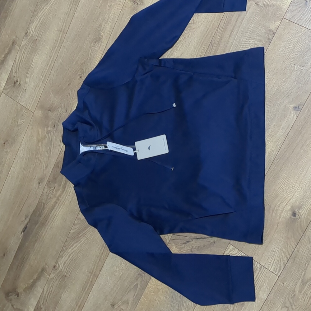 Tommy Bahama 1/2 Zip Long Sleeve Pullover Pima Cotton Outdoor Women's Sz M NWT - Picture 4 of 8